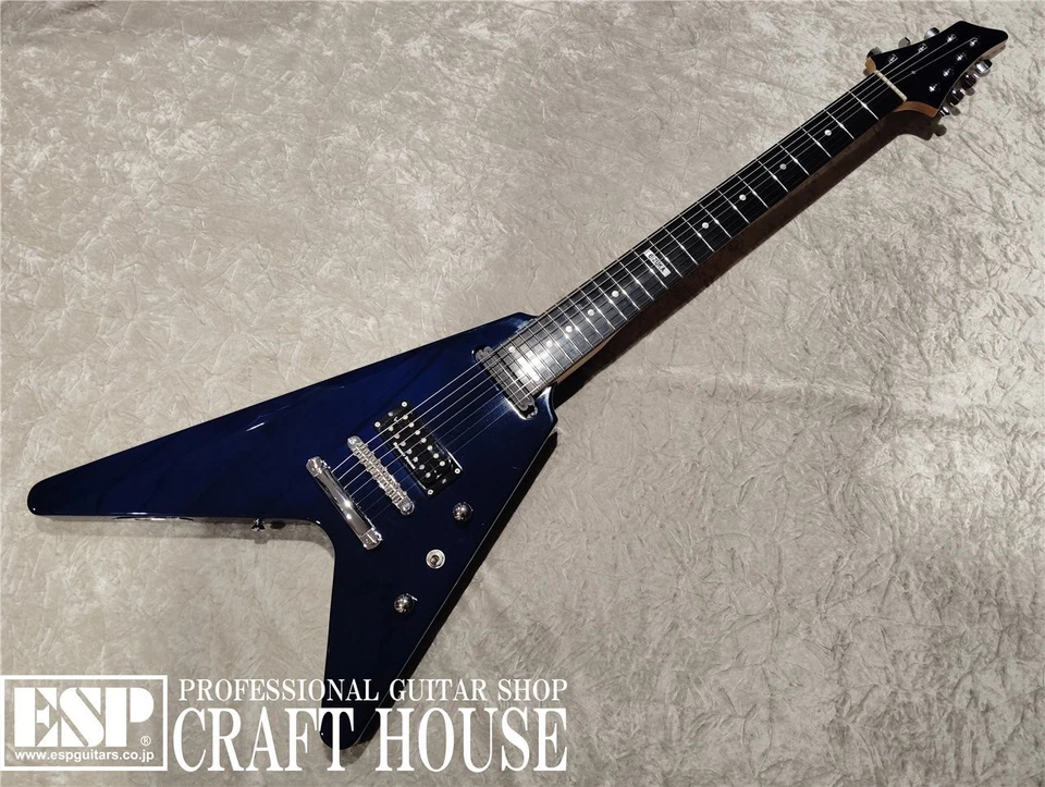 EDWARDS E-eZ-180-7SN Blue in Black Made in Japan Electric Guitar Used From Japan - Image 2 of 4