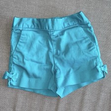 Janie and Jack 6-12 Months Girls Teal Blue Shorts
