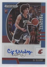 2020-21 Panini Prizm Draft Picks Prospect Blue 33/149 CJ Elleby #PA-CJ Auto 4l3