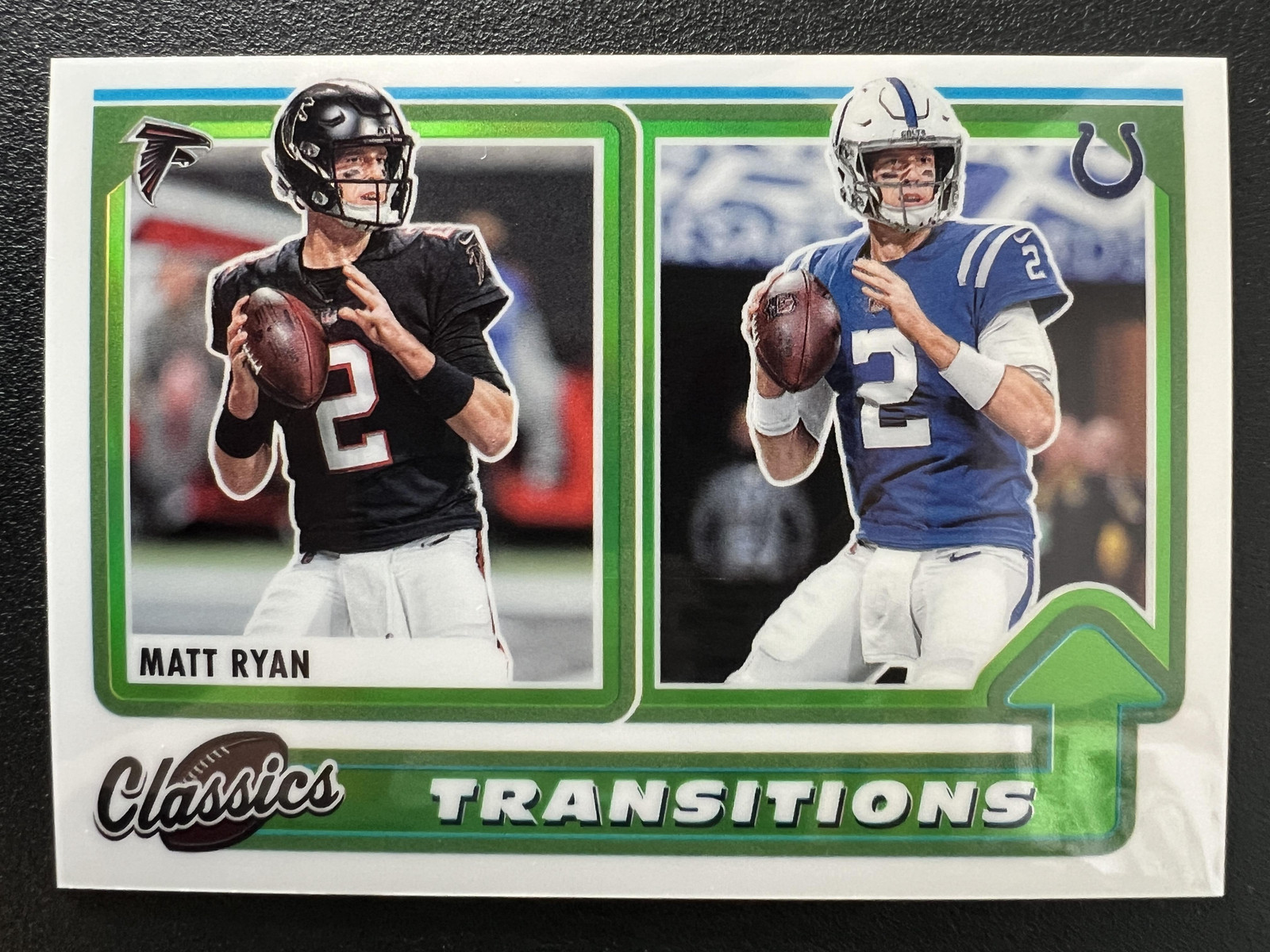 Matt Ryan 2022 Panini Classics #T-4 Transitions Green /15