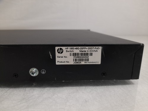 HP JG963A 1950-48G-2SFP+-2XGT-PoE+ 48 Port PoE+ Gigabit Network Switch - 第 6/6 張圖片