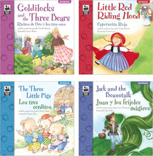 Keepsake Stories Classic Children'S Fairy Tales in Spanish  English Book Set,Th