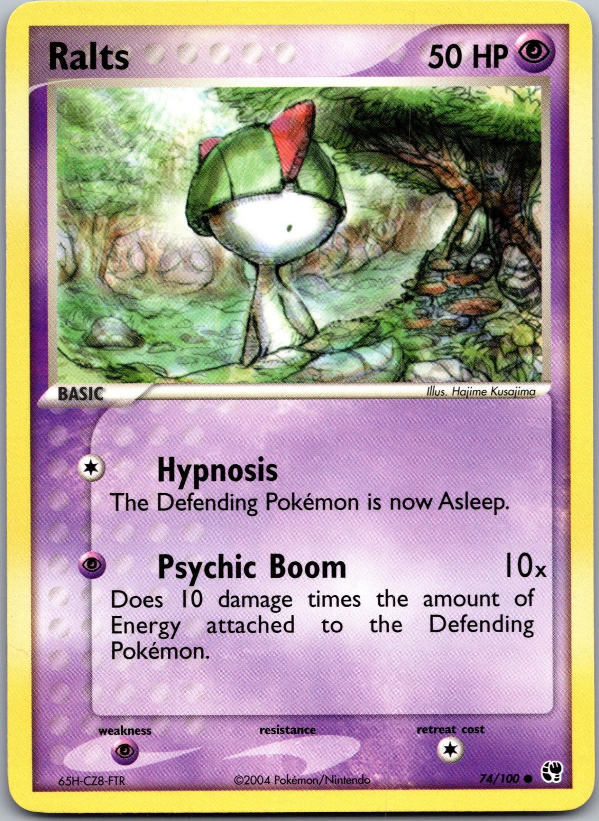 Ralts 74/100 Common Sandstorm Pokemon Near Mint