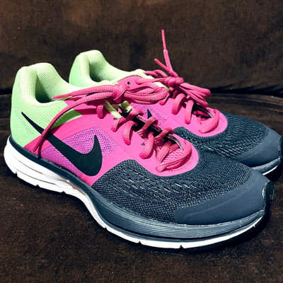 Nike Air  Zoom Pegasus + 30 Lime Fuchsia Steel Grey Womens 8 US 39 EUR Medium