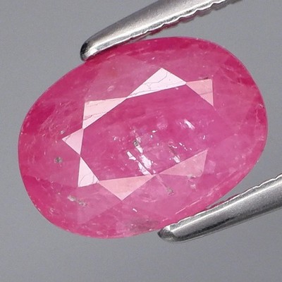 1.84 Ct  Natural Pink Ruby Myanmar Heated Only Oval Shape Loose Gemstone