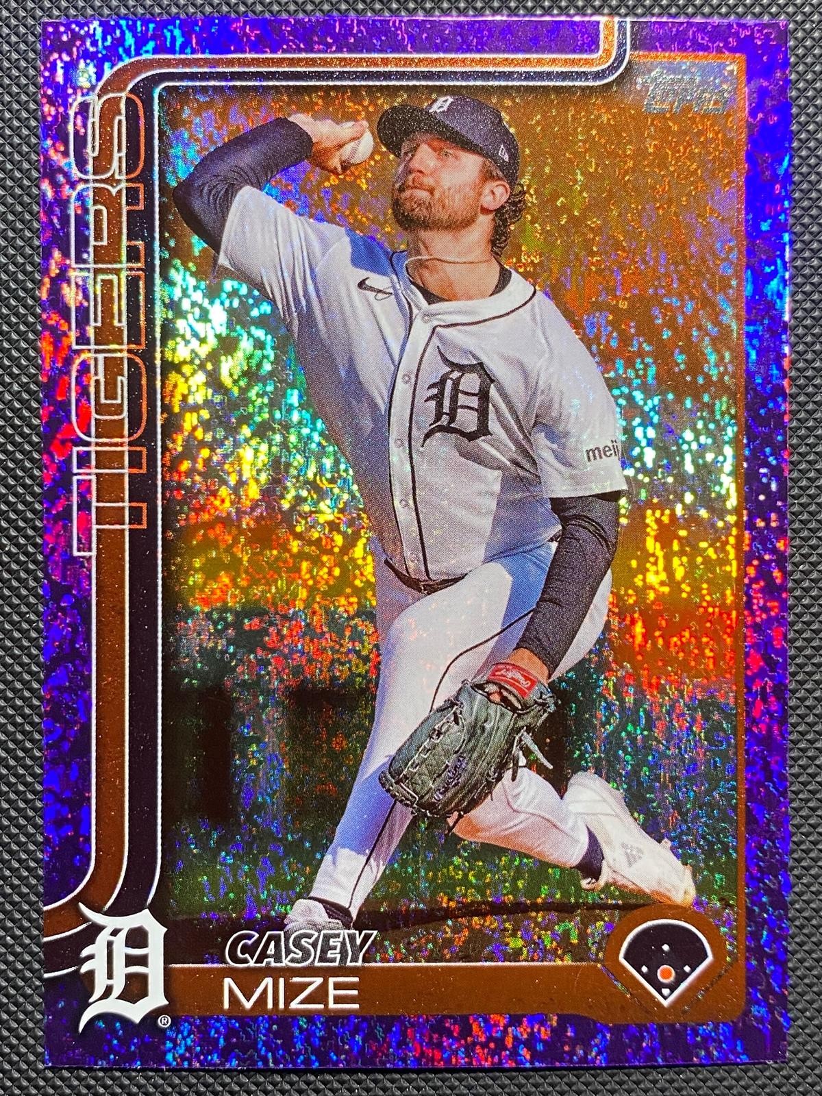 2025 Topps #315 Casey Mize Purple Holo Foil #/250