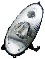 Scheinwerfer Links FüR Nissan Micra K12 2003-2007 H4 Halogen Chrom