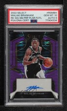 2022 Select FOTL Neon Purple Pulsar Prizm 5/15 Malaki Branham PSA 10 Auto 14t3