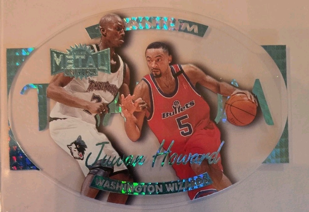 1997-98 Fleer Metal Universe Titanium Juwan Howard Washington Rare Insert