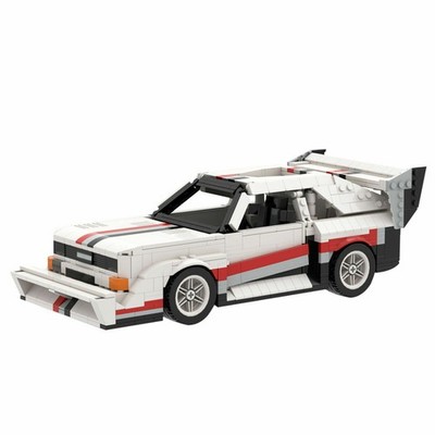 Hill-climbing Racecar with Interior & Opening Doors 1306 Parts MOC