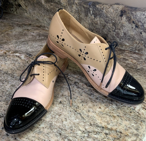 The Office Of Angela Scott * Mr. Ava Neapolitan Leather Derby Oxford Shoes 37.5