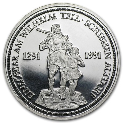 Switzerland 1 oz Platinum Shooting Thaler BU/Proof Random | eBay
