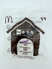 The Dog McDonalds Happy Meal Dog Plush Toy - 2004 West Highland Terrier 11 NIB