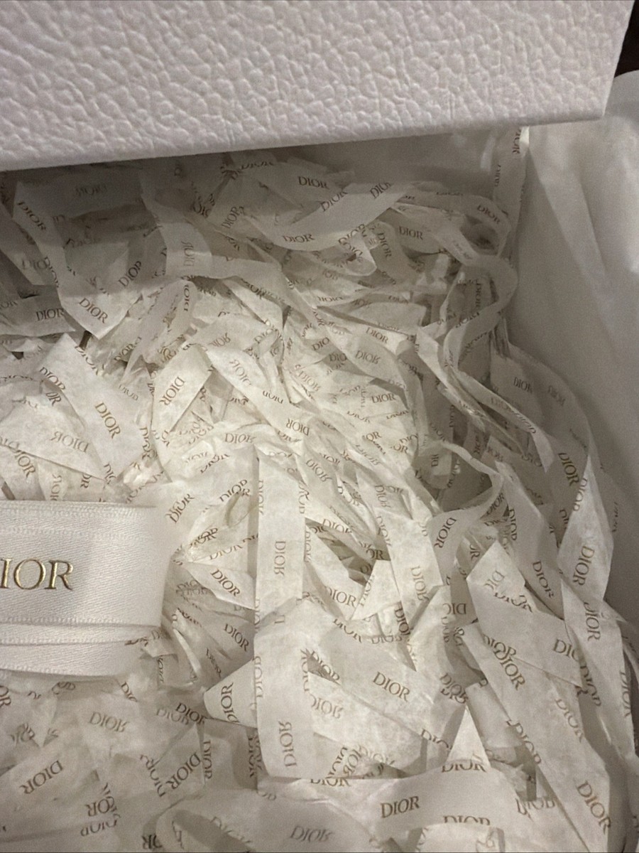 Authentic CHRISTIAN DIOR Empty Gift Box 12.5 x 9 x 4.5 with Tissue