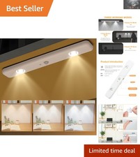 Versatile LED Under Cabinet Lighting - Motion Sensor, Dimmable, USB Rechargeable