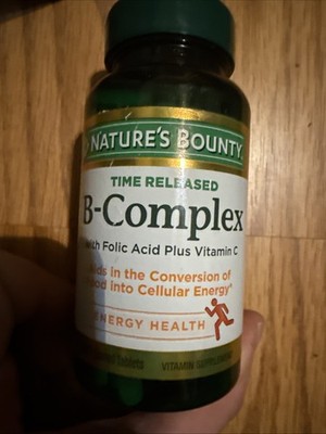 SM Nature's Bounty Vitamin B-Complex with Folic Acid Plus Vitamin C 125 Counts