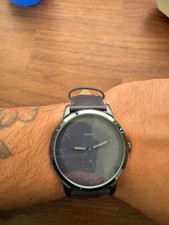 Fossil FS5448 Mens The Minimalist Blue Watch Leather Band