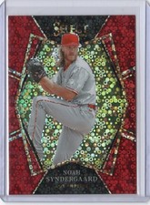 2022 Panini Select #170 Noah Syndergaard Red Disco