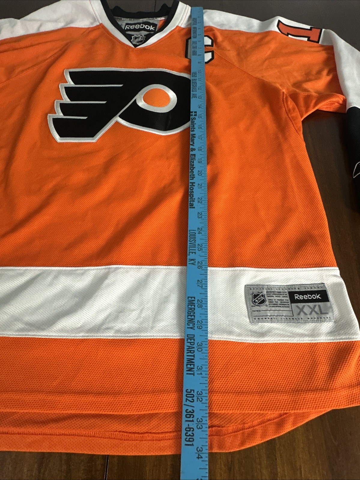 Mike Richards Philadelphia Flyers Reebok NHL Jersey Size XXL Vintage thumbnail 7