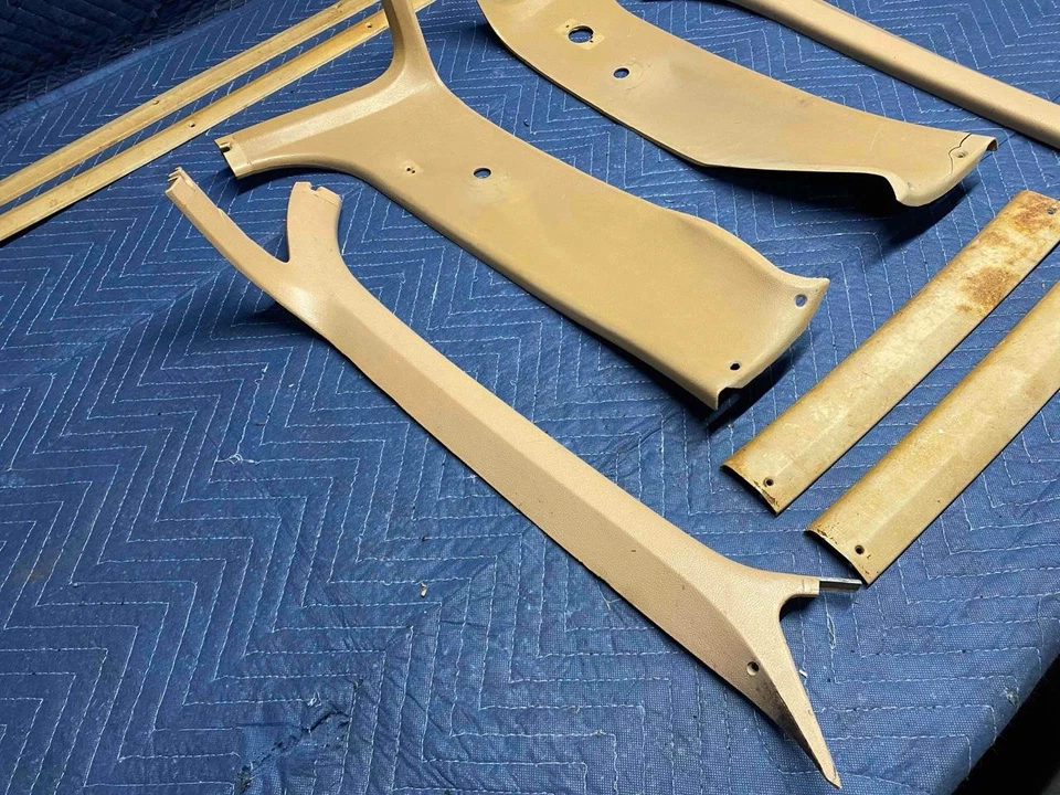 73-80 Chevy GMC грузовик HEADLINER отделки панели комплект в желтовато-коричневый квадратный кузов интерьера 73-87 - Изображение 2 из 4