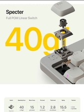 Specter Full Pom Linear Switch Set From Lofree