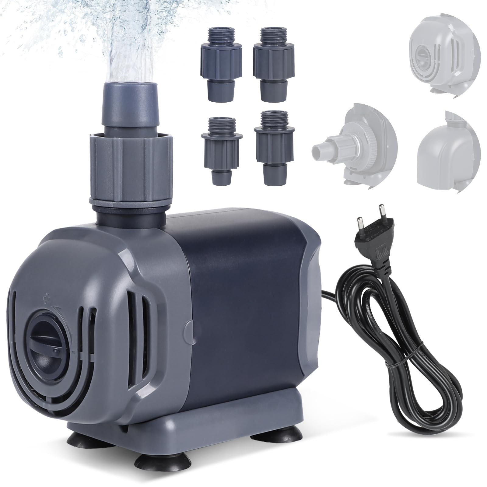 DBREAKS Pompa ad Acqua Sommergibile 25W 1500L/H Ultra Silenziosa Pompa per