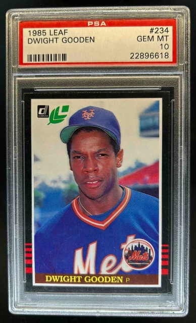 1985 Leaf Dwight Gooden Rookie RC #234 Mets PSA 10