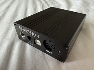audiofront eDRUMin 4 Trigger modulo batteria interfaccia MIDI e drum