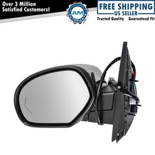 Mirror Power Folding Heated 11 Dot Led Turn Signal Driver Side Lh For Gm New