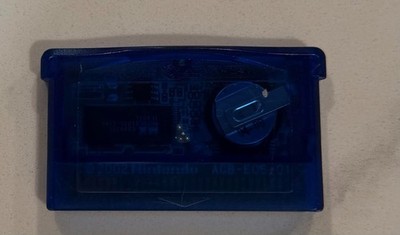 Pokemon Sapphire Nintendo Game Boy Advance Authentic No Label Tested Dry Battery