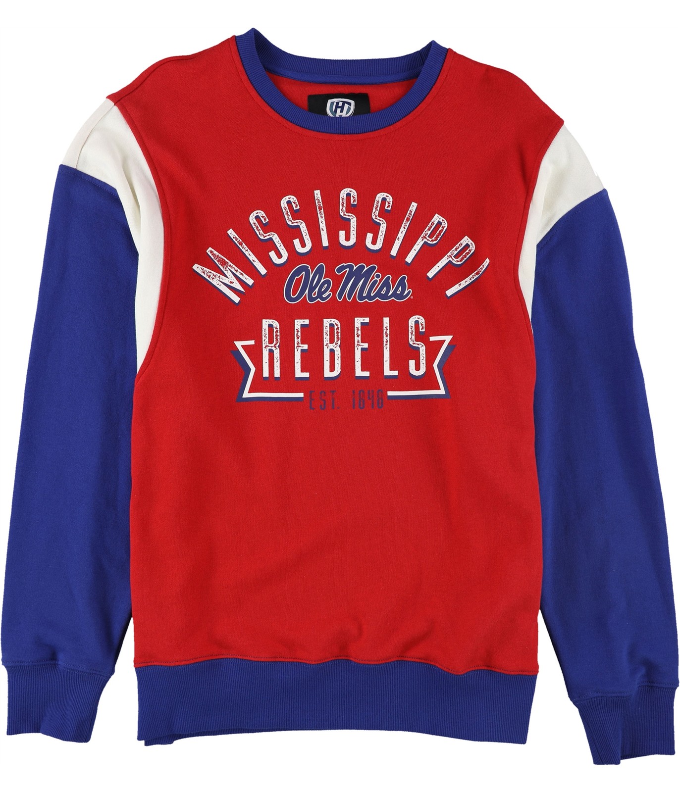 Мужская толстовка Ole Miss Rebels с завышенной талией, разноцветная, большого размера