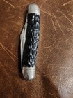 Vtg Imperial Crown Pocket Knife 3 Blade Black Celluloid USA Folding Knife  — photo 8