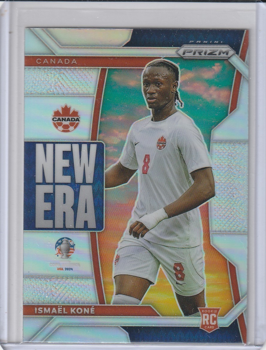 ISMAEL KONE Canada 2024 Panini Prizm Copa America #4 Silver Prizm New Era RC
