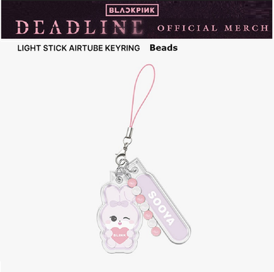 BLACKPINK DEADLINE World Tour OFFICIAL Face Keyring, Magnet Plush