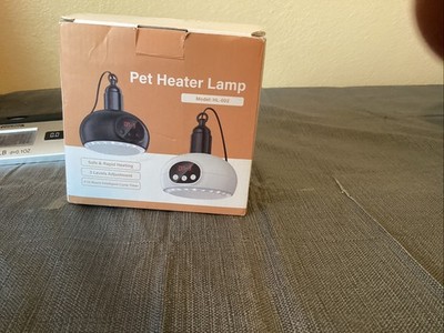 Pet Heat Lamp, 200W-350W-500W Reptile Heat Lamp with UVA UVB Dimmable
