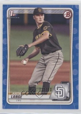 2020 Bowman Draft Blue Border 71/150 Justin Lange #BD-99 1kk