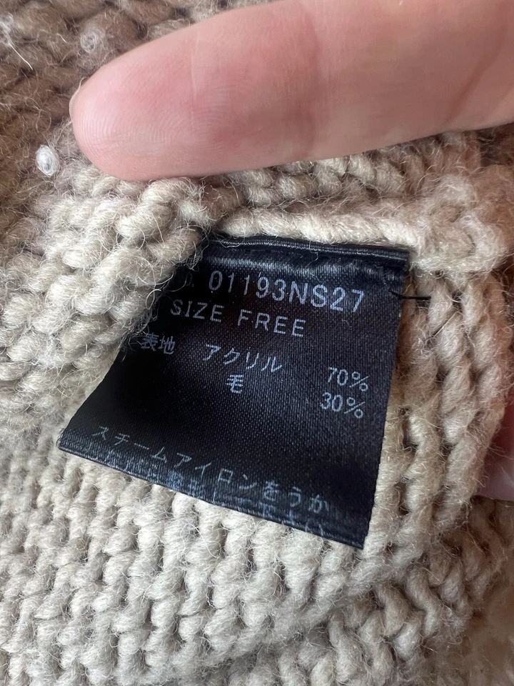 Hysteric Glamour Funka Beige And Orange Sweater Free Size From Japan - Image 4 of 4