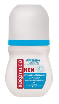 Borotalco Deodorante Roll-On Uomo Fresh Oceanic Woods (Deo Roll-On) 50 ml