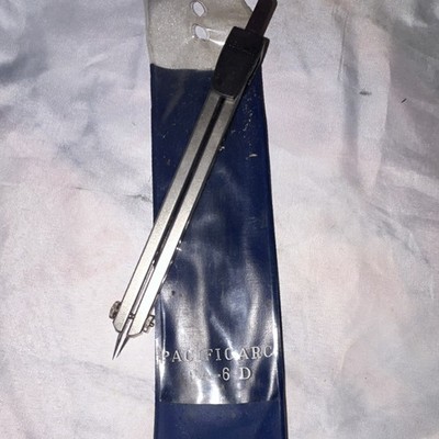 Pacific Arc 6'' D Drafting Compass Divider Drafting Tool in Sleeve