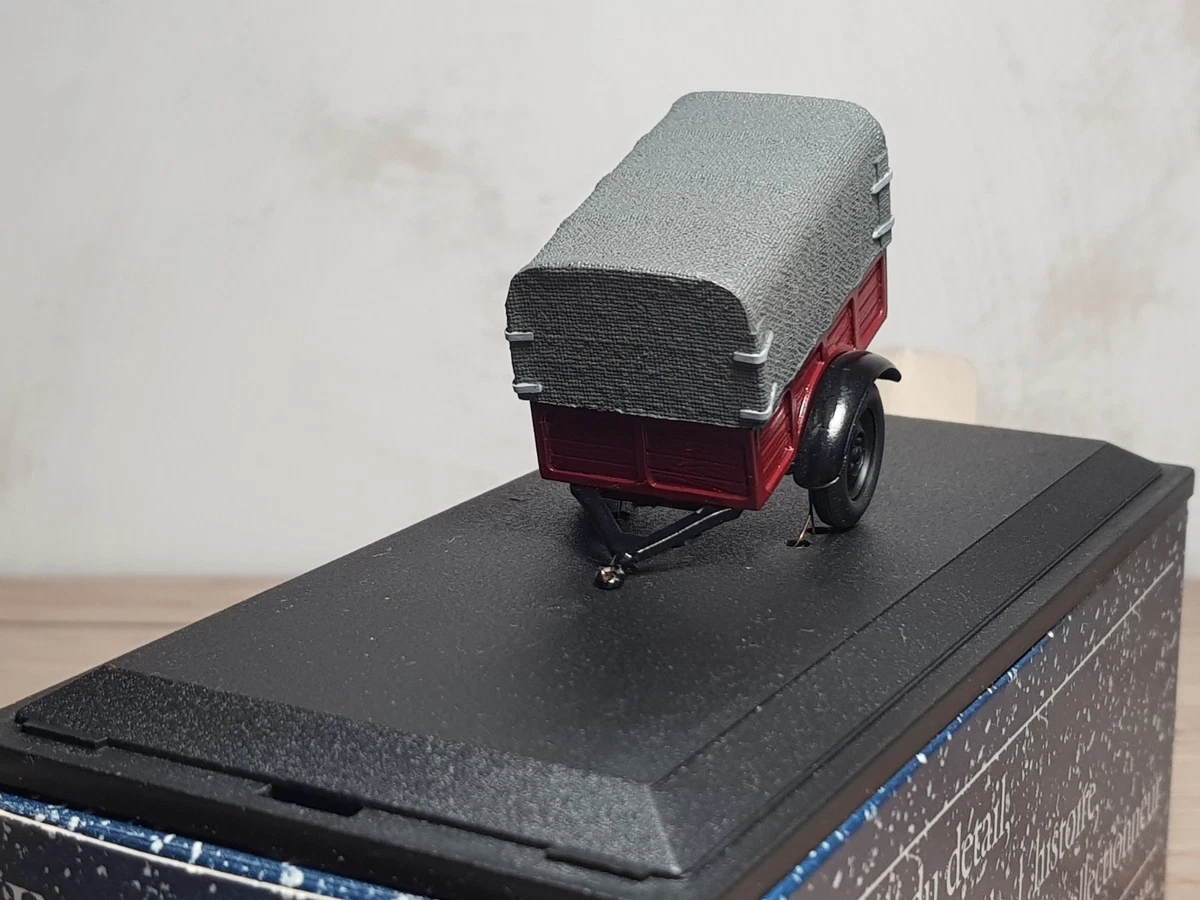 MINIACARS 1/43 RÉSINE REMORQUE BACHÉ PEUGEOT 1931