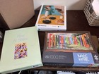 Bundle of three 1000 piece contemporary jigsaw puzzles
