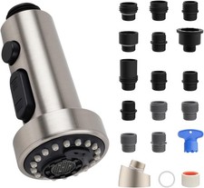 Pull Down Kitchen Faucet Head Replacement, 3 Function Sink Faucet Sprayer