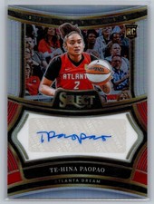 Te-Hina Paopao 2025 Panini WNBA Select Signatures Silver Prizm #SG-THP