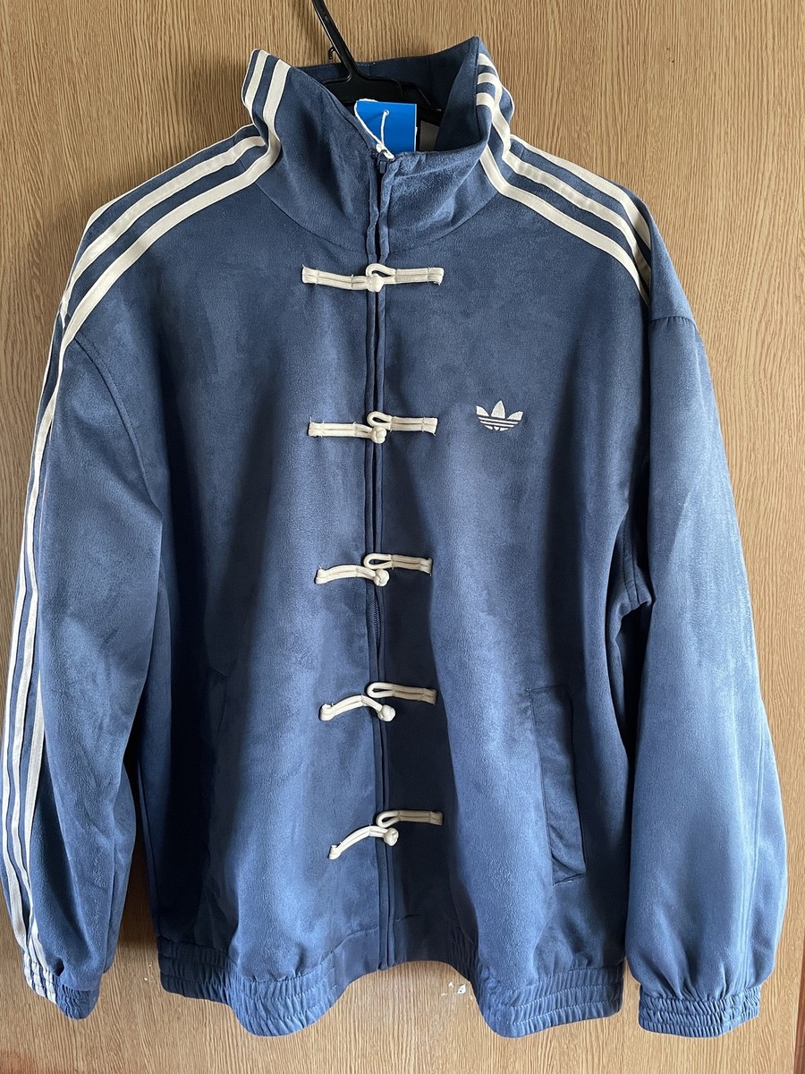 Adidas Chinese Limited Snake Year Truck Jacket Blue Size XL Unisex