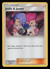 Jessie & James HIF - 58/68 Pokemon Hidden Fates Holofoil NM
