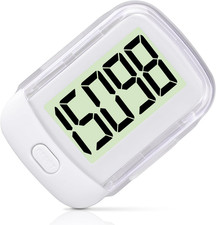 Pedometro Contapassi Da Passeggio, 3D Contapassi Elettronico Accuratamente, Pedo