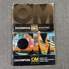 Olympus OM-2 film camera Instruction Manual 78 pages  Manual for Zuiko Lenses