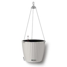 (TG. H23 D27 cm) Lechuza Nido Cottage - Vaso per piante autoirrigante, 28 cm, in