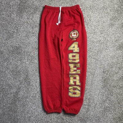 Vintage 80s 90s Nutmeg San Francisco SF 49ers NFL Sweatpants Men s Size L USA