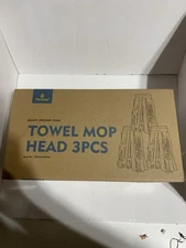 Yocada Looped-End Microfiber Cloth Mop Replacement Head - 3 Pack